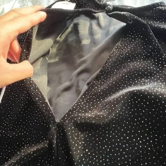 Windsor Sparkly Long Sleeve Boat Neck Mini Dress Size XS - Picture 9 of 16